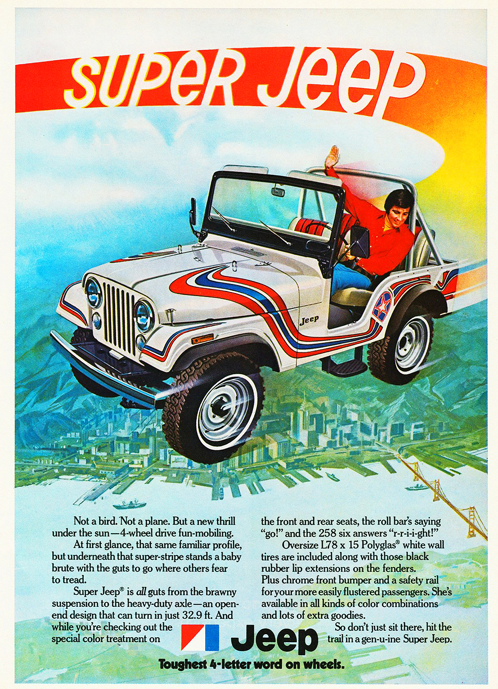 1973 Jeep Auto Advertising
